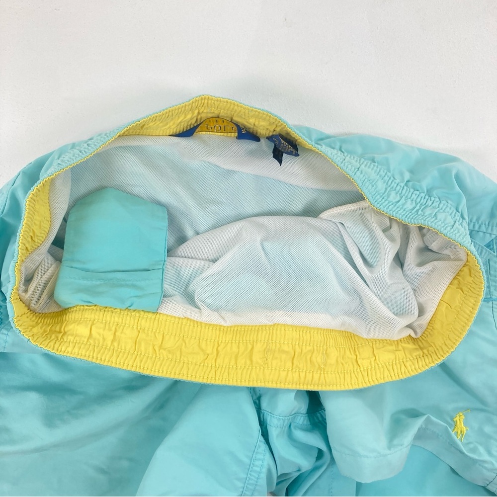 Polo by Ralph Lauren Men's Aqua Swim Trunks shorts M Pool Beach casual Summer - Picture 11 of 16